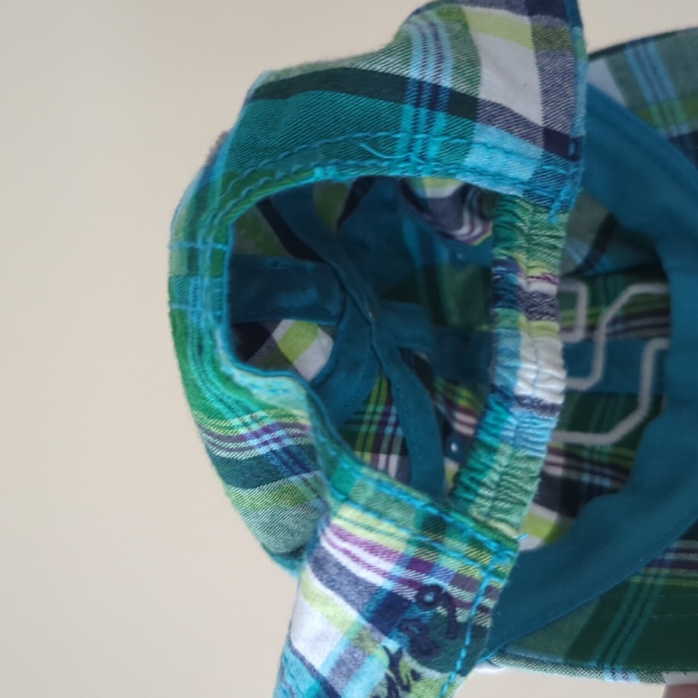 The childrens place Plaid Cap with Number 2 Patch size large 2-4 years - Picture 7 of 9